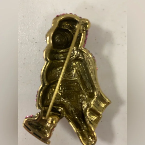 Heidi Daus “Triple Luxe” Skater Brooch - Picture 2 of 3